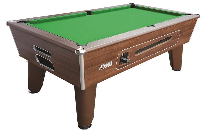 Barline Dark Walnut Classic Green cover 6x3 Pool table