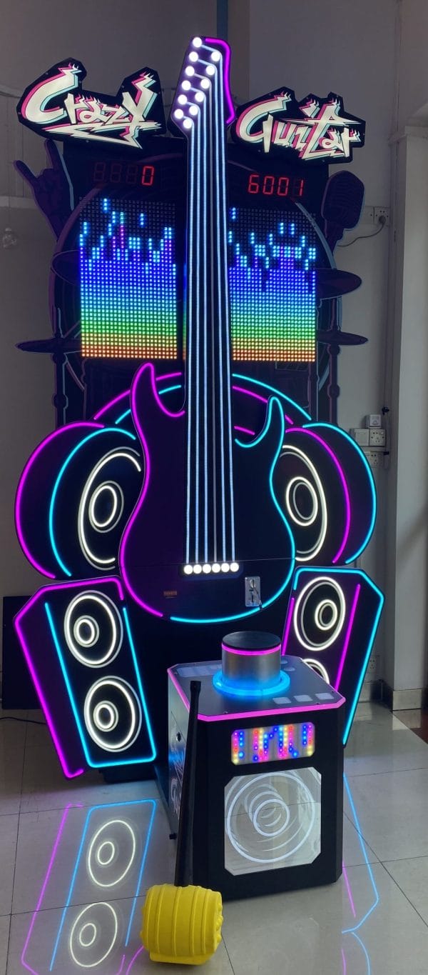 Crazy Guitar Hammer game & full LED lighting - Image 10