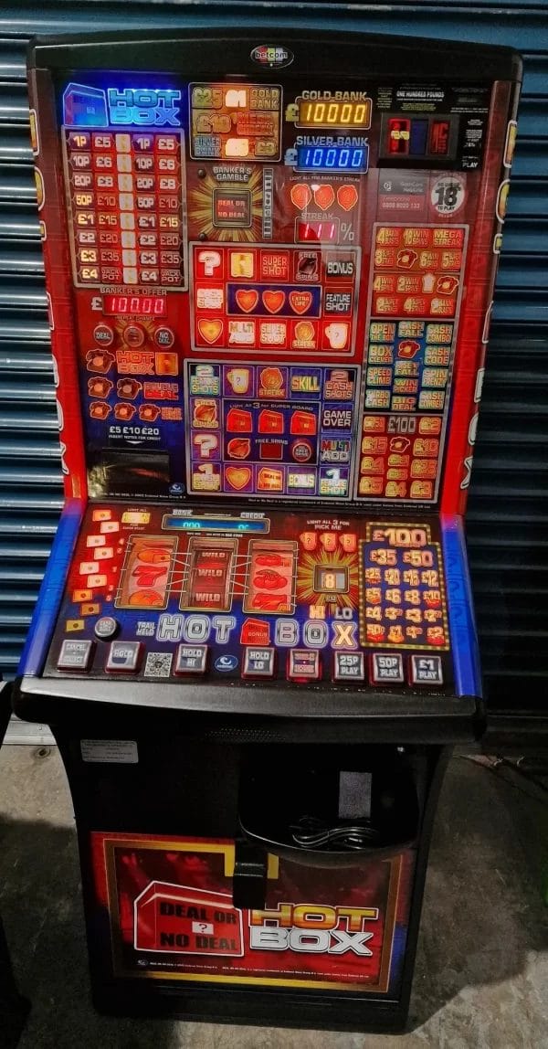Hot Box £100 Jackpot Pub Fruit Machine