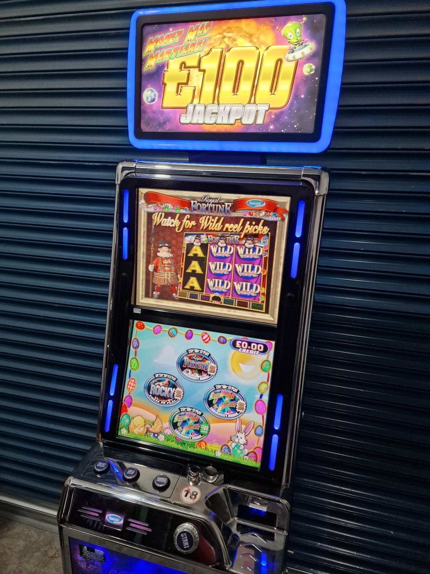 JACKPOT カジノセブン Triple 777 £100 Jackpot Digital Gaming Machine - Aztec Coin