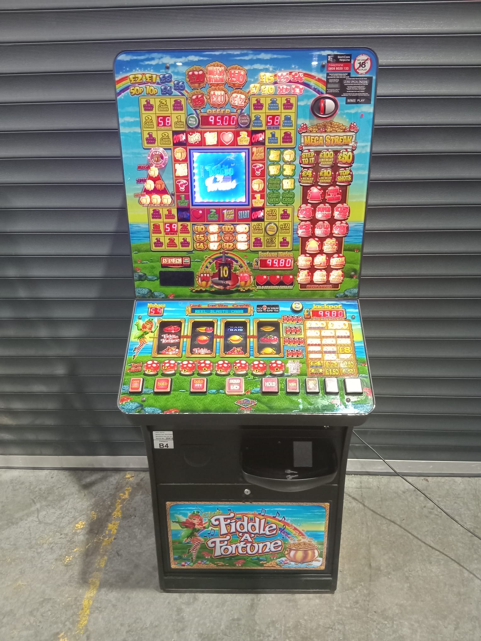 Fiddle a Fortune £400 Jackpot Club Fruit slot Machine - Aztec Coin