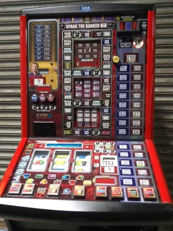 Deal or no Deal Spank the Banker £100 Jackpot Pub Fruit Machine