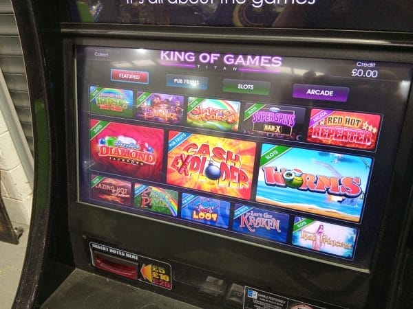 King of Games Titan Menu (Blueprint Games) Pub Digital Gaming Machine - Image 5