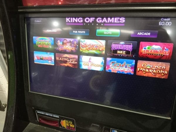 King of Games Titan Menu (Blueprint Games) Pub Digital Gaming Machine - Image 7