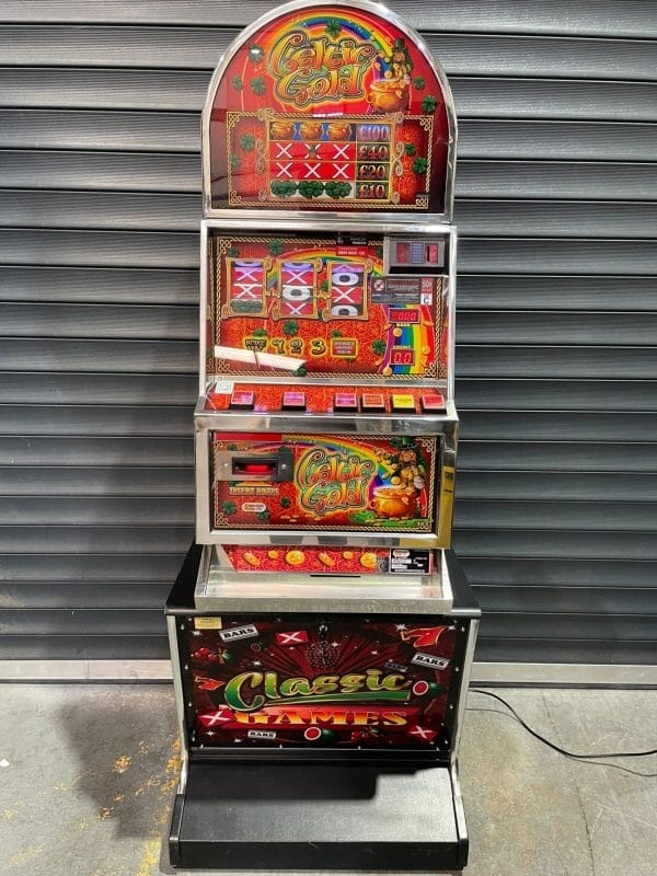 Celtic Gold £100 Jackpot Dome Top Arcade/Casino Machine