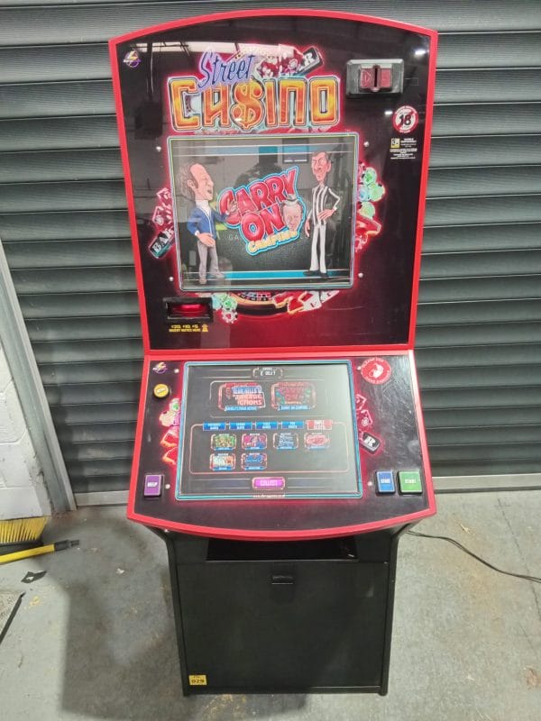 Street Casino Red edition Digital Gaming Machine - OVER 30 GAMES !