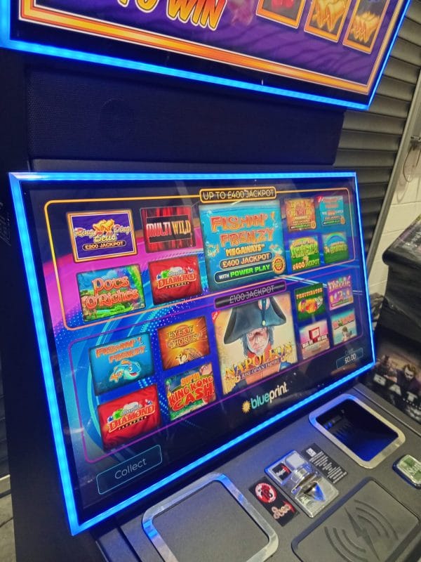 Alphamaxx Hybrid Menu £400 Jackpot Digital Gaming Club Machine - Blueprint Gaming - Image 6